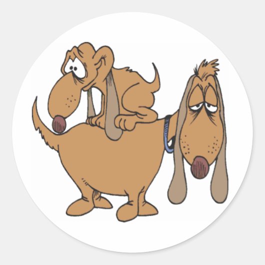 Frumpy Hogs Sticker (Vorderseite)