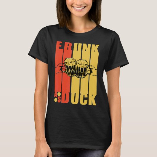 Frunk als Duck Sarcastic Drink Party T-Shirt (Vorderseite)