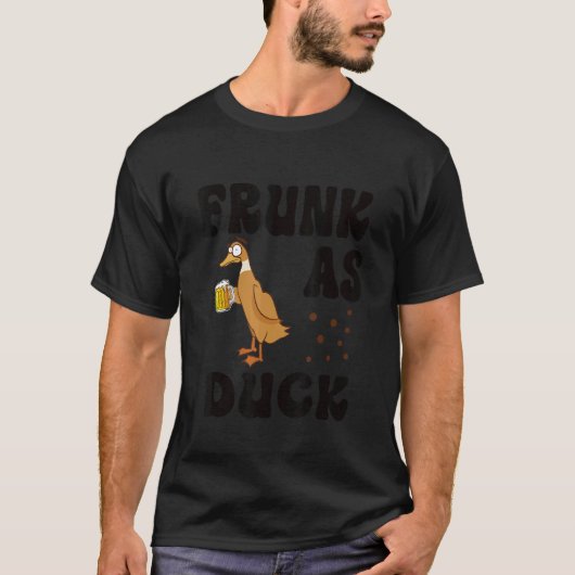 Frunk As Duck Rubber Duck Drinking Meme Humor 1 T-Shirt (Vorderseite)