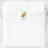 FRUSTRAT BAKER GINGERBREAD COOKIE RUNDER AUFKLEBER (Tasche)