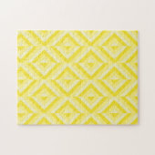 Frustration des gelben geometrischen Diamantmuster Puzzle (Horizontal)