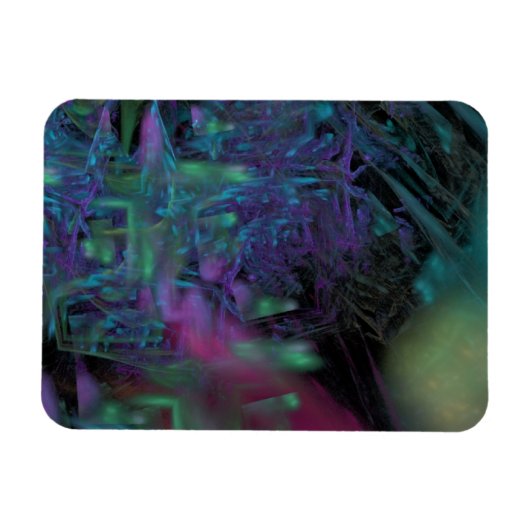 Frustration in Farbe Magnet (Horizontal)