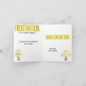 Frustration Karte (Innenseite)