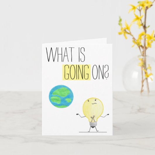 Frustration Karte (Gelbe Blume)