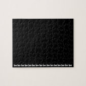 Frustrierender schwarzer Laughing-Witz Puzzle (Horizontal)