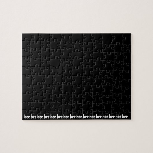 Frustrierender schwarzer Laughing-Witz Puzzle (Horizontal)