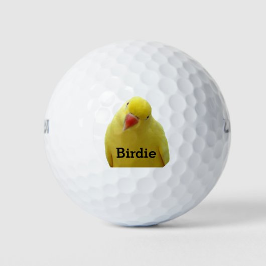 Frustrierte Birdie Golf Balls Golfball (Vorderseite)