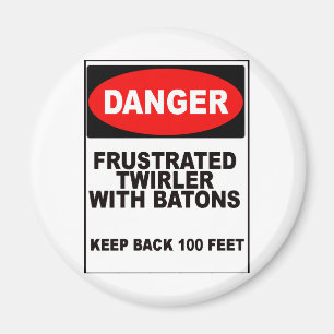 Frustrierter Twirler Magnet