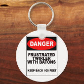 Frustrierter Twirler Schlüsselanhänger (Vorderseite)