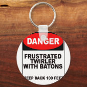 Frustrierter Twirler Schlüsselanhänger (Vorderseite)