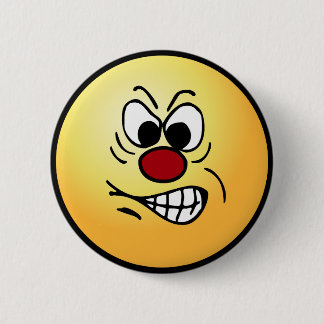 Frustriertes Gesicht Grumpey Button