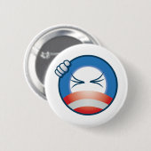 Frustriertes "O-" Gesicht Button (Vorne & Hinten)