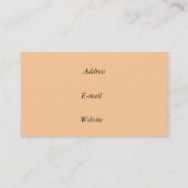 Frutas e fibras visitenkarte (Rückseite)