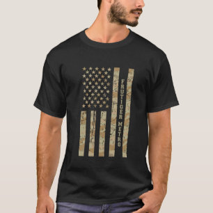 Frutiger Metro Ästhetik Retro Tech Wüsten-Tarnung T-Shirt