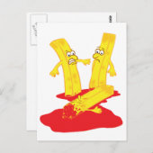 Fry Death Postkarte (Vorne/Hinten)