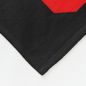 Fry Guy Fast Food Lover Fries Funny Novelty  Fleecedecke (Ecke)