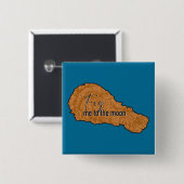 Fry me to moon drumstick button (Vorne & Hinten)