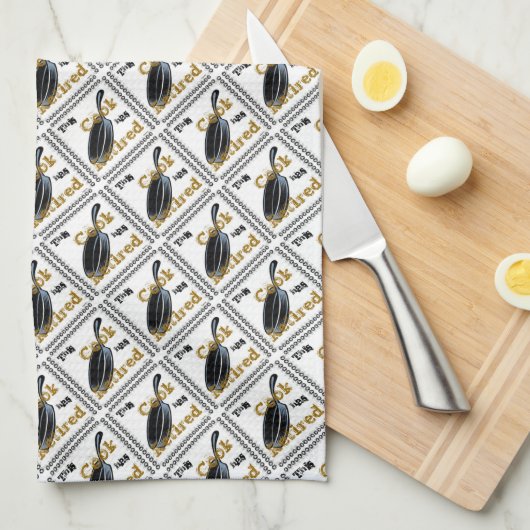 Fry Pan Handtuch (Viertel Falte)