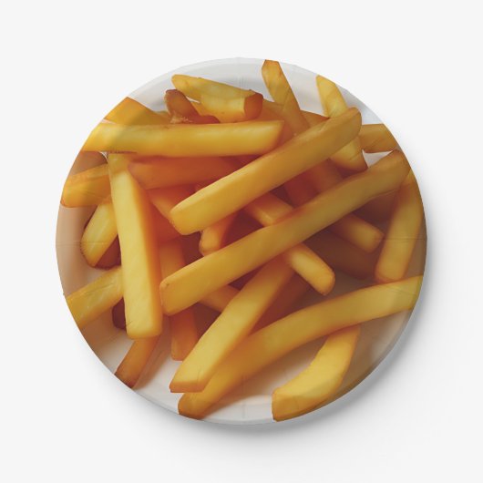 Fry Plate Pappteller (Vorderseite)