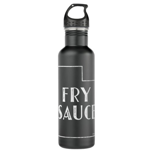 Fry Sauce Utah Salt Lake City Edelstahlflasche (Vorderseite)