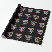 FrYay Freitagliebhaber Funny Weekend Lehrer Geschenkpapier (Ungerollt)