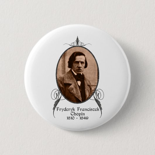 Fryderyk Chopin Button (Vorderseite)