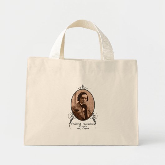 Fryderyk Chopin Mini Stoffbeutel (Vorne)