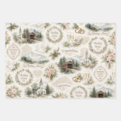 Fryeburg Maine Hochzeitswünsche Geschenkpapier Set (Vorderseite 2)
