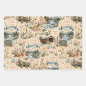 Fryeburg Maine Ostern Geschenkpapier Set (Vorderseite 2)