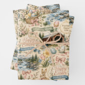 Fryeburg Maine Ostern Geschenkpapier Set (Beispiel)