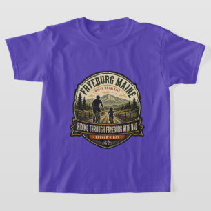 Fryeburg Maine Vatertag Radfahren Fryeburg T-Shirt