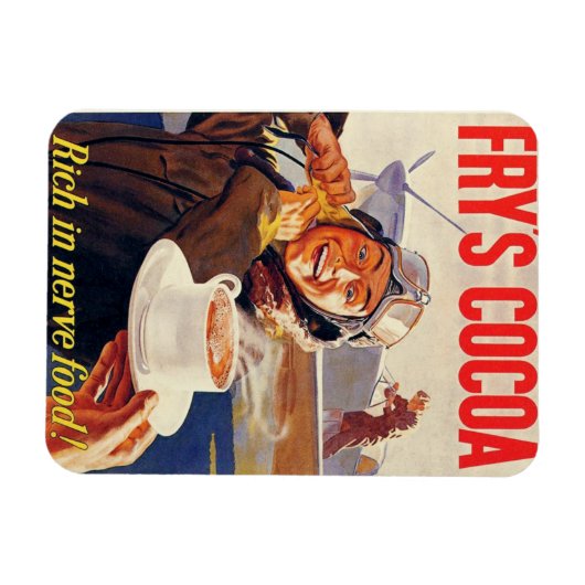 Fry's Cocoa Aviator Magnet (Horizontal)