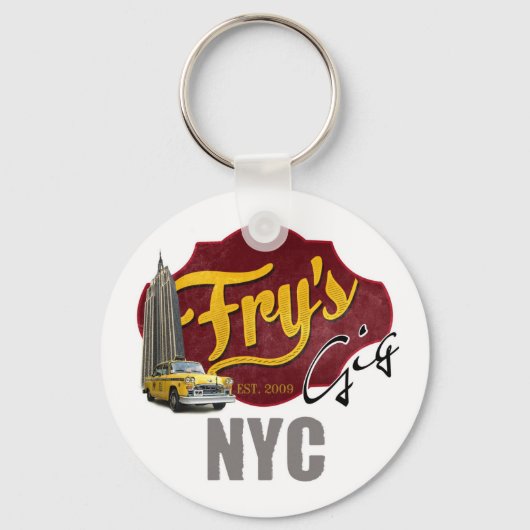 Fry's Gig NYC Schlüsselanhänger (Vorderseite)