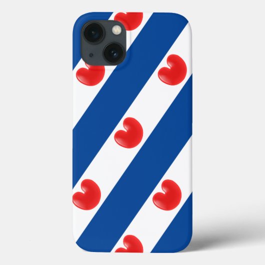 Fryslân Flagge Case-Mate iPhone Hülle (Rückseite)
