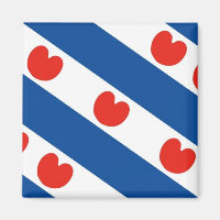 Fryslan, Friesland, Kühlschrankmagnet der friesisc
