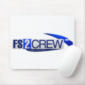 FS2Crew Mausunterlage Mousepad (Mit Mouse)