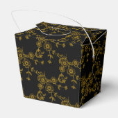 FS Style 1-Black-Gold-GASTGESCHENK-BOXES entfernen Geschenkschachtel (Rückseite)