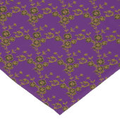 FS-Style 1-LILA-GOLD-TABLE-RUNNER 14x72in Kurzer Tischläufer (Ecke)