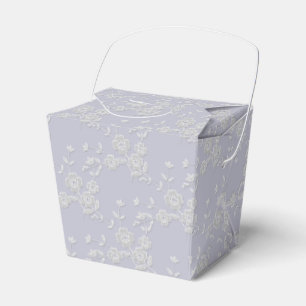 FS Style 1-Lila-White-FAVOR BOXES, entfernen Geschenkschachtel