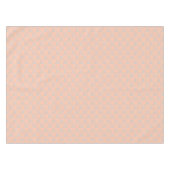 FS Style 1-Peach-White-52x70 BAUMWOLLE Tischdecke (Vorderseite (Horizontal))