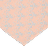 FS Style 1-Peach-White-52x70 BAUMWOLLE Tischdecke (Schrägansicht)