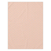 FS Style 1-Peach-White-52x70 BAUMWOLLE Tischdecke (Vorderseite)