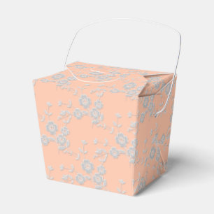 FS Style 1-Peach-White-GASTGESCHENK BOXES entferne Geschenkschachtel