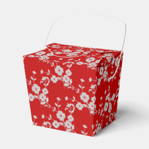 FS Style 1-Red-White-GASTGESCHENK BOXES, entfernen Geschenkschachtel