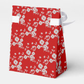 FS Style 1-Red-White-GASTGESCHENK BOXES, Zelt-Stil Geschenkschachtel (Rückseite)