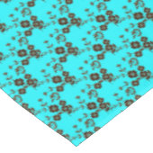 FS Style 1-Robins Egg Blue-Brown-52x70 TABLECLOTH Tischdecke (Schrägansicht)