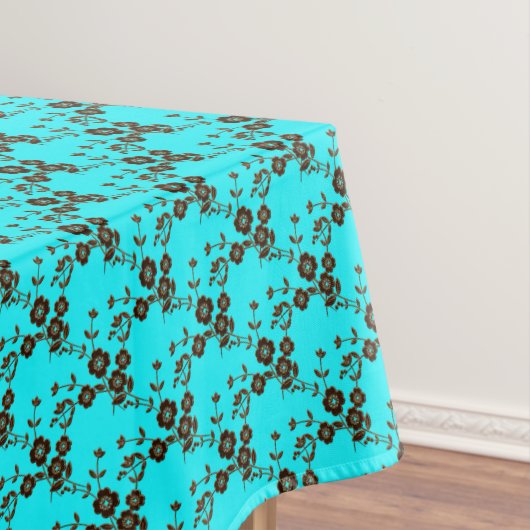 FS Style 1-Robins Egg Blue-Brown-52x70 TABLECLOTH Tischdecke (Beispiel)