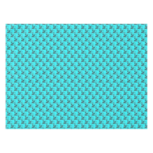 FS Style 1 Robins Egg Blue-Silver-52x70 TABLECLOTH Tischdecke (Vorderseite (Horizontal))