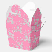 FS Style 1-Rosa-Weiß-GASTGESCHENK-BOXES, herausneh Geschenkschachtel (Geöffnet)