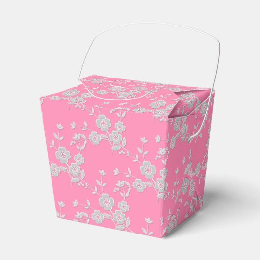 FS Style 1-Rosa-Weiß-GASTGESCHENK-BOXES, herausneh Geschenkschachtel (Vorderseite)